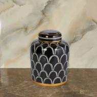 Fish Scale Hand Painted Cube