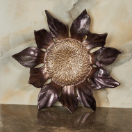 Ball Decorated Cast Leaf Plate